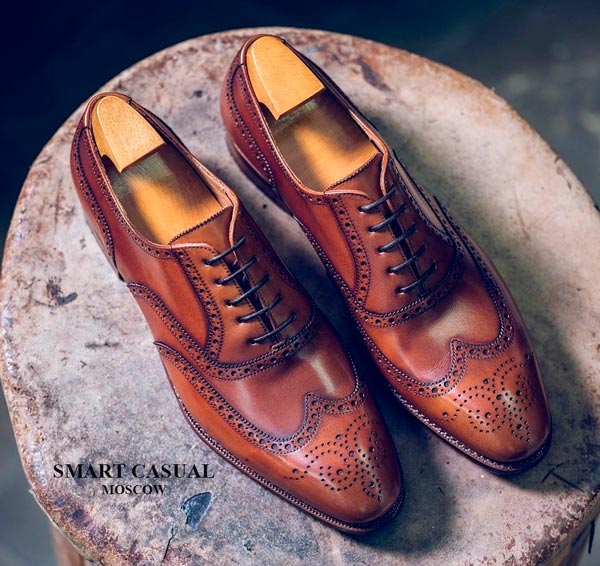 Классическая мужская обувь Оксфорды The Oxford Shoes